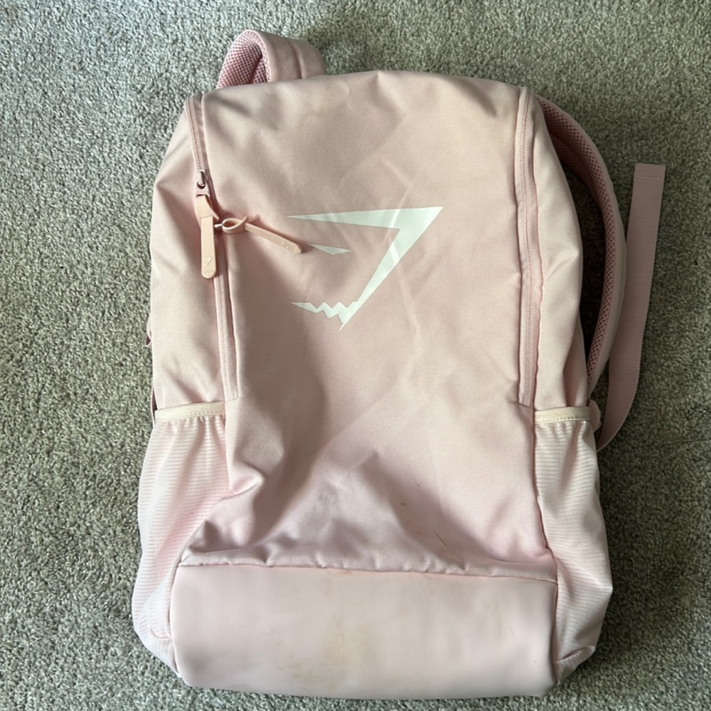 Gymshark Light Pink Backpack